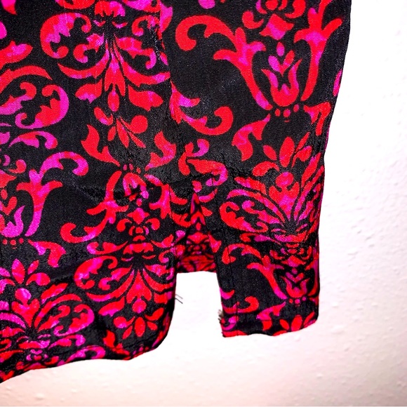 Just My Size JMS 3X 22W/24W Print Button Down Blouse - Picture 10 of 10